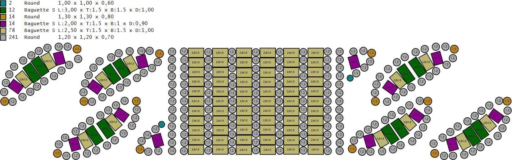 Diamond cuban chain 18mm 3D print model_12