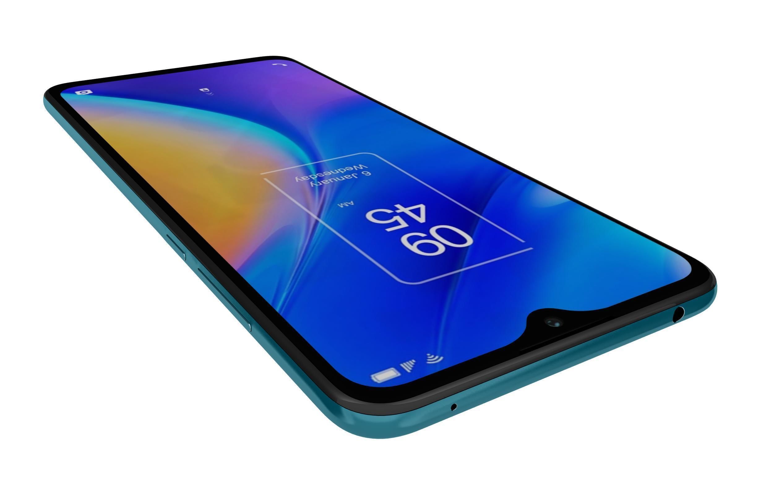 TCL 20 SE Blue 3D model_13