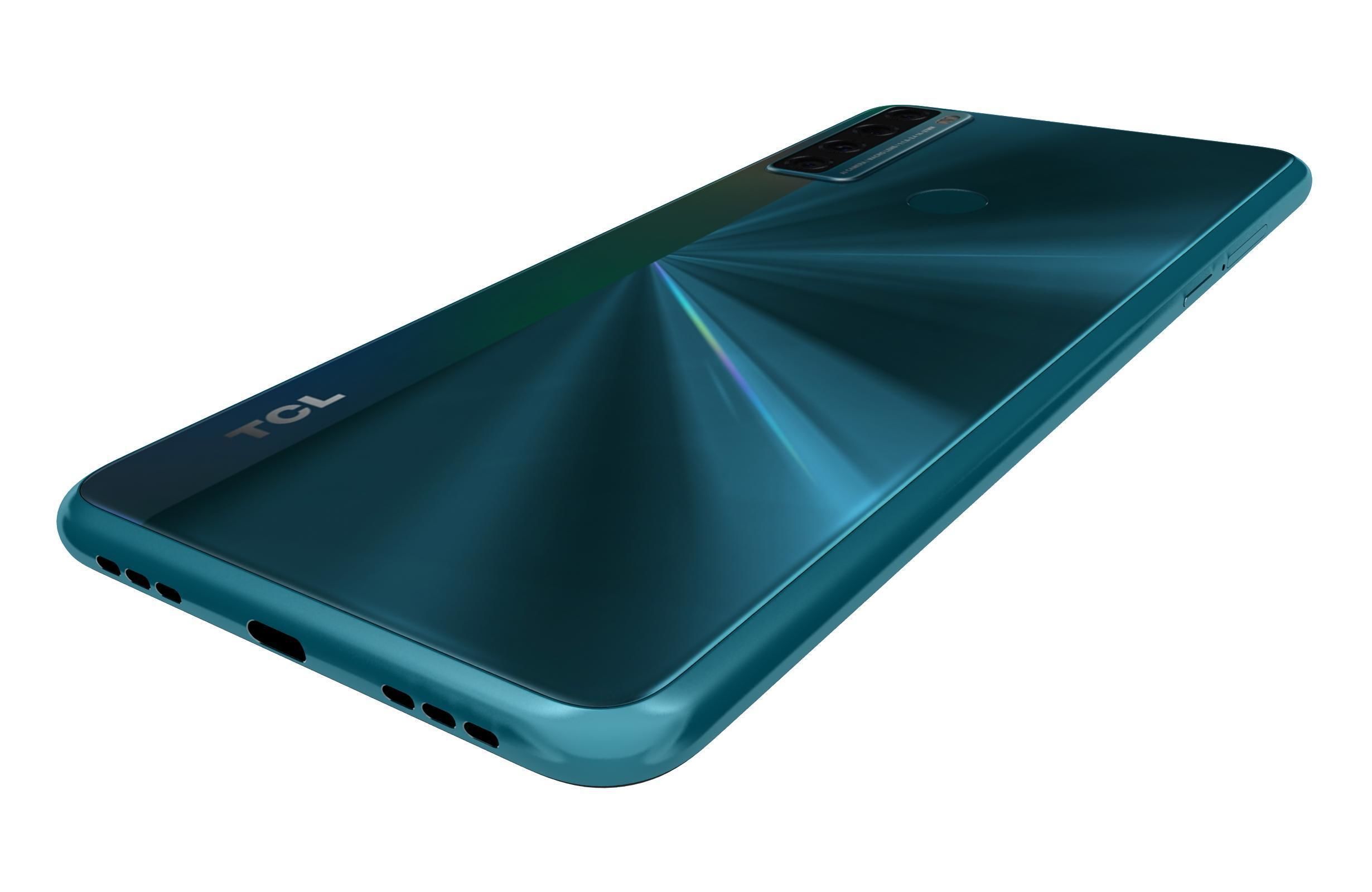 TCL 20 SE Blue 3D model_14