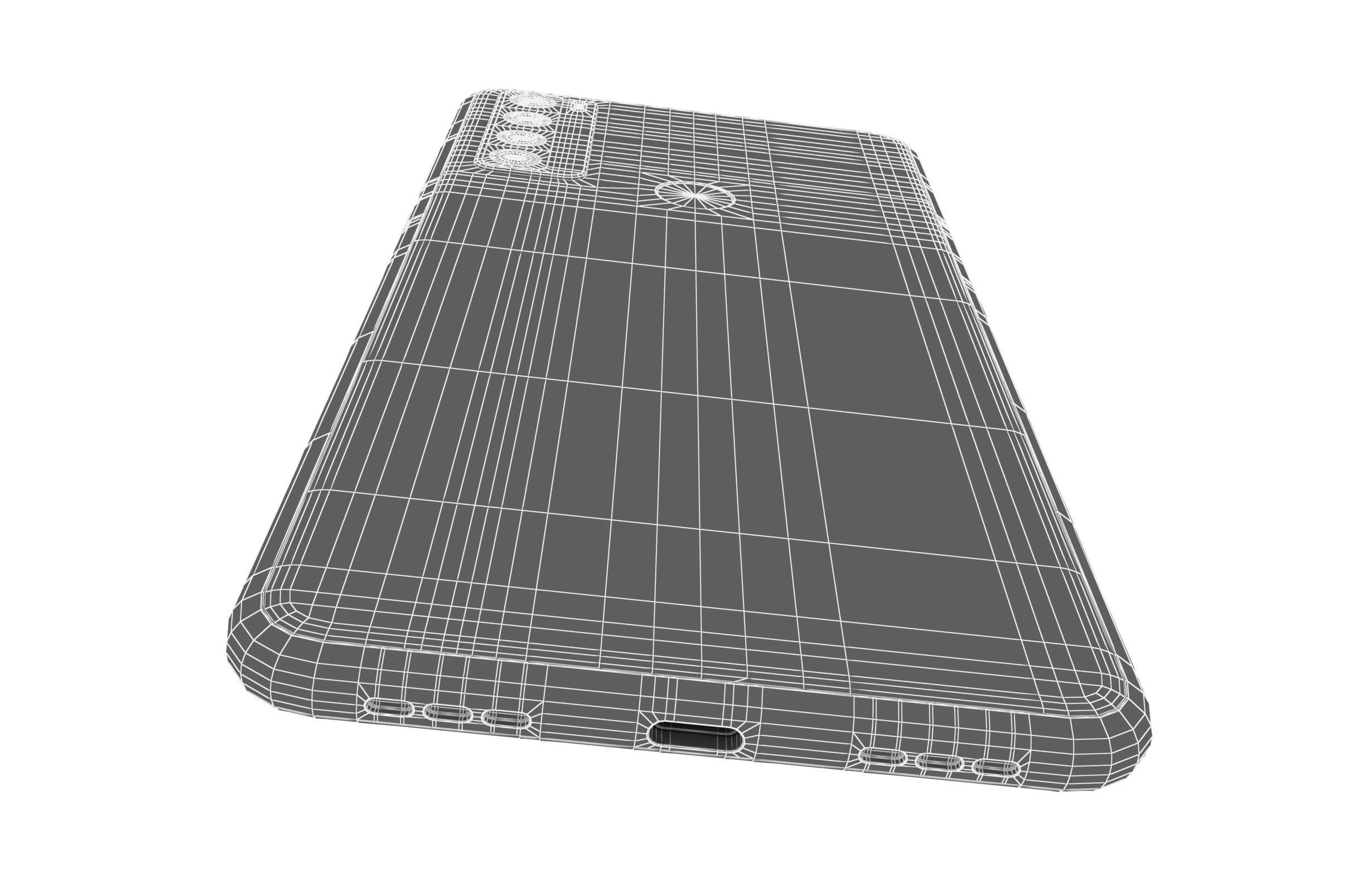 TCL 20 SE Blue 3D model_21