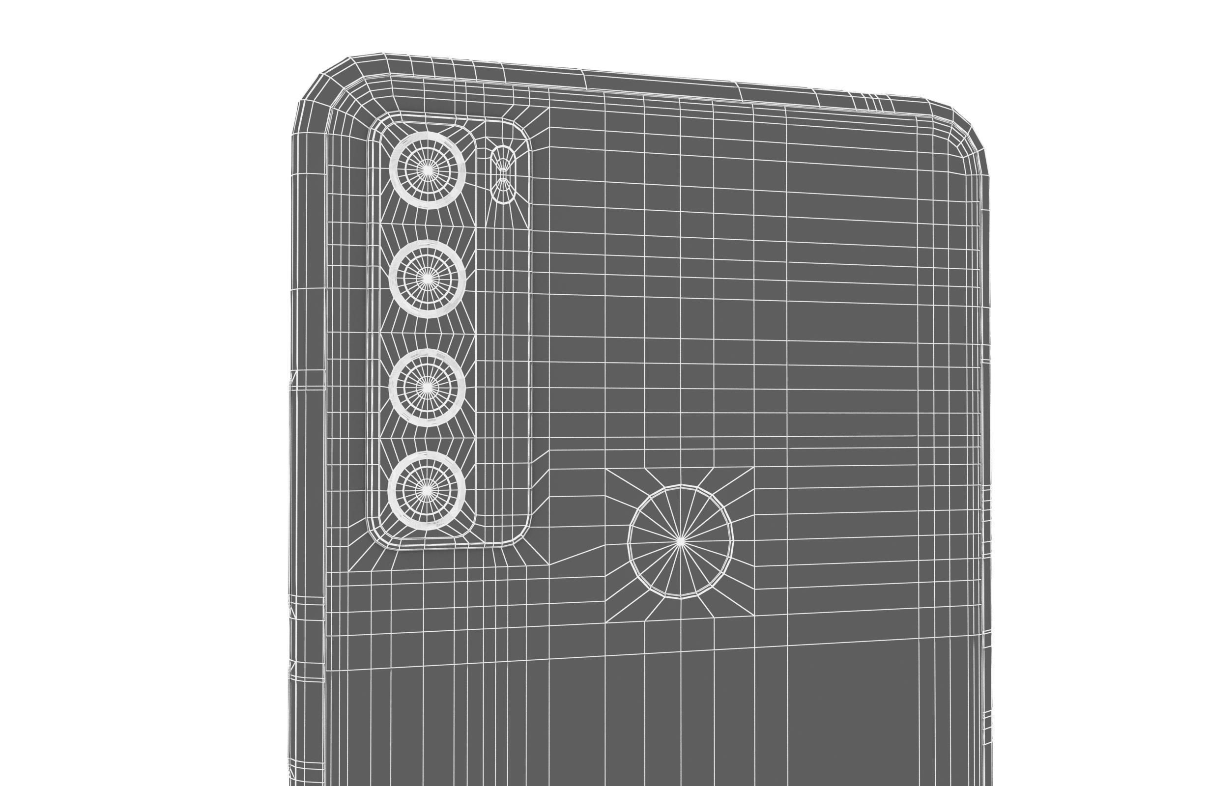 TCL 20 SE Blue 3D model_20