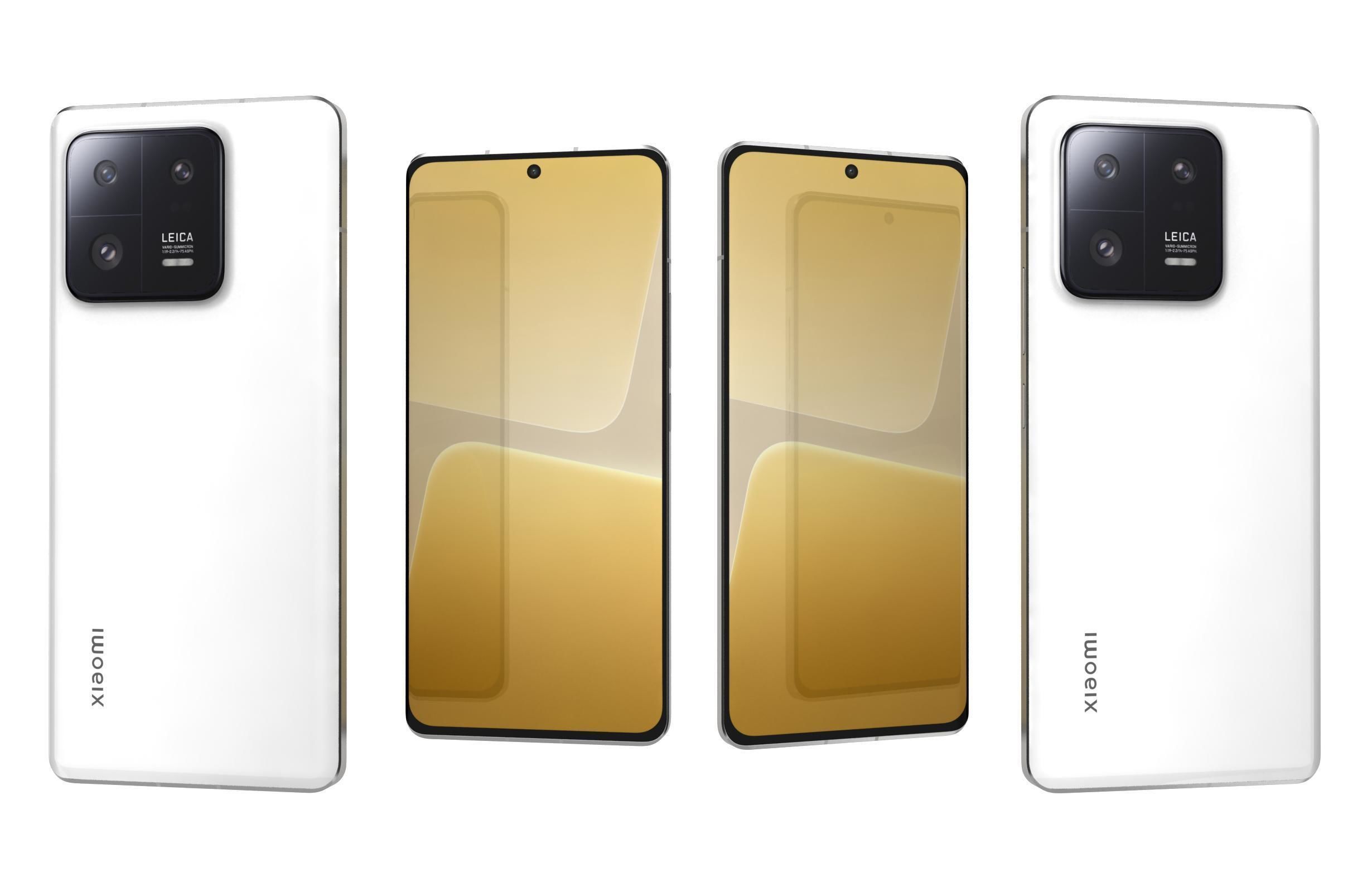 Xiaomi 13 Pro White 3D model_3