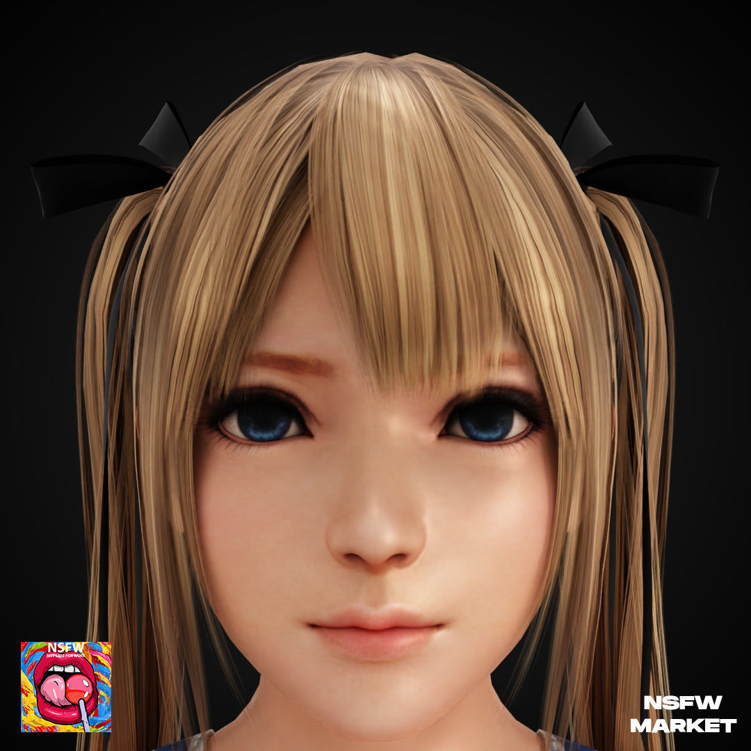 EXCLUSIVE EDITION RIGGED CHARACTER MARIE ROSE - SANDWICH Low-poly 3D model_2