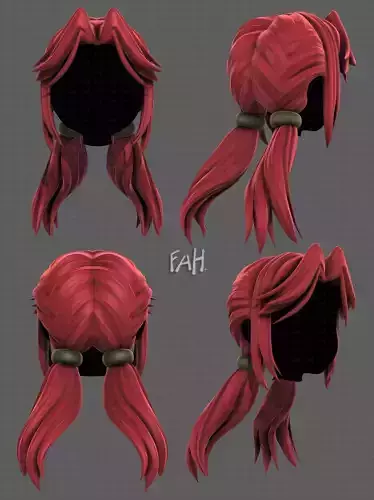 3D Hair style for girl V109