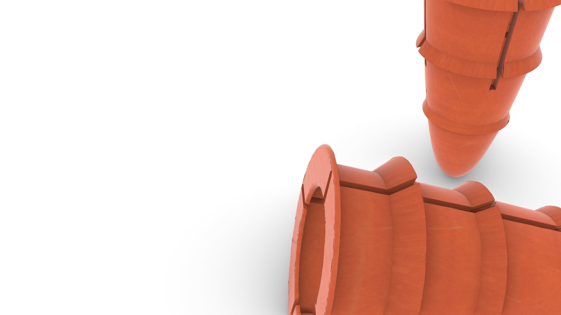 Expanding plug I Taquete expansivo Low-poly 3D model_18