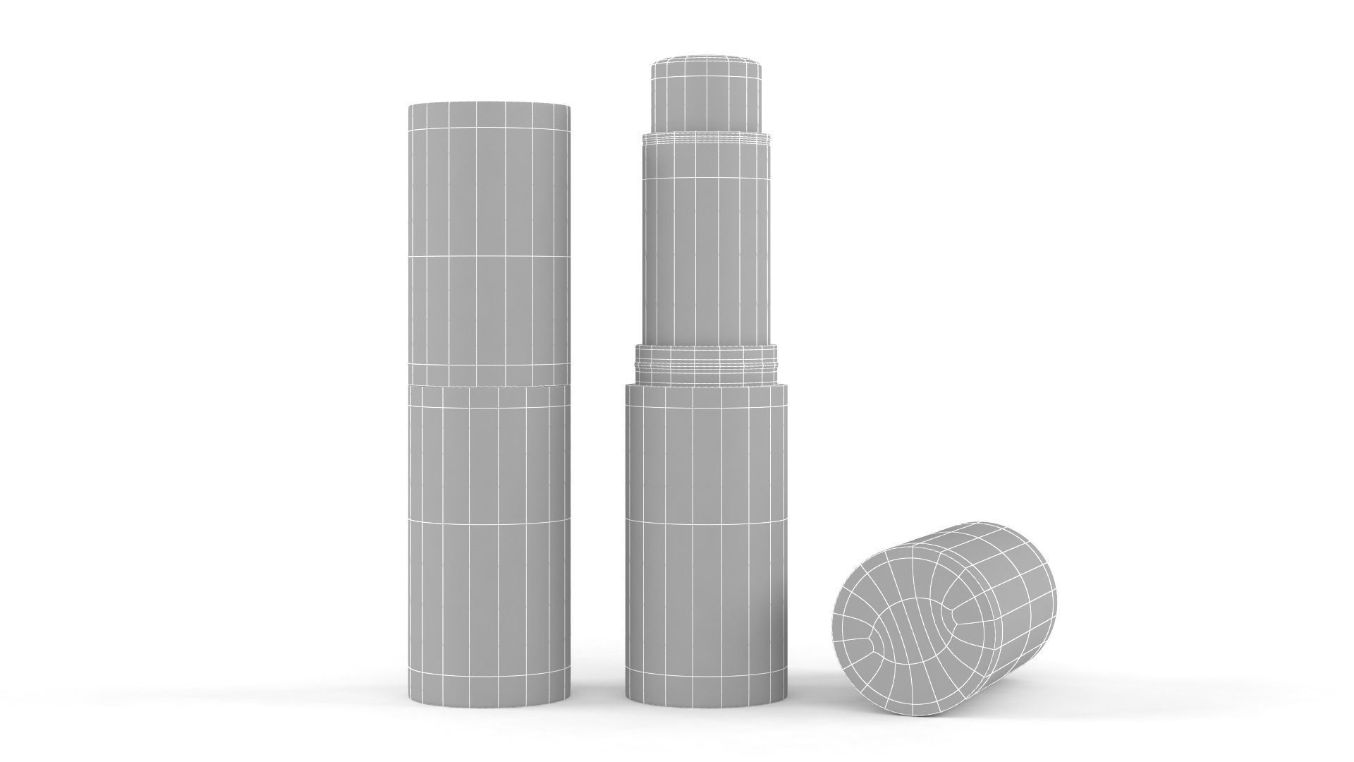 Lipstick eyeliner tube 3D model_6