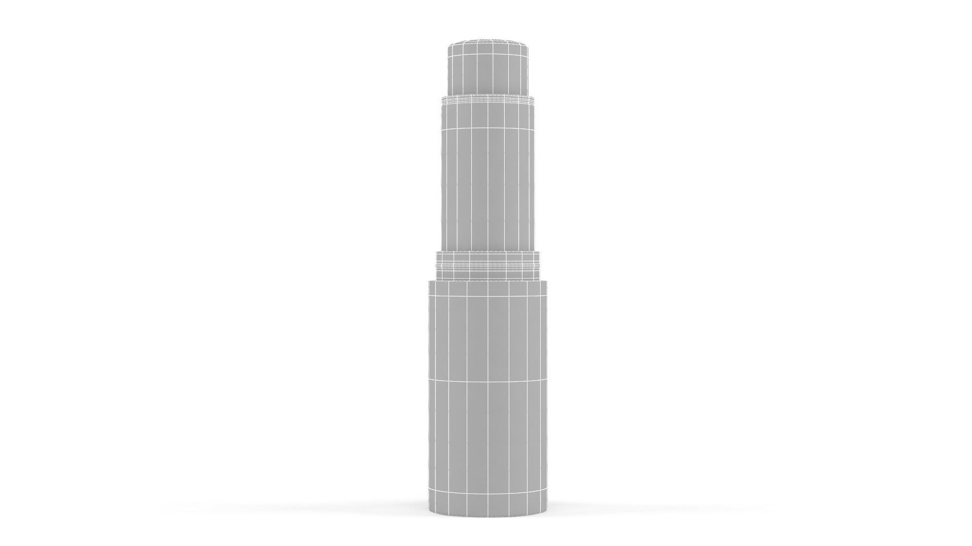 Lipstick eyeliner tube 3D model_10