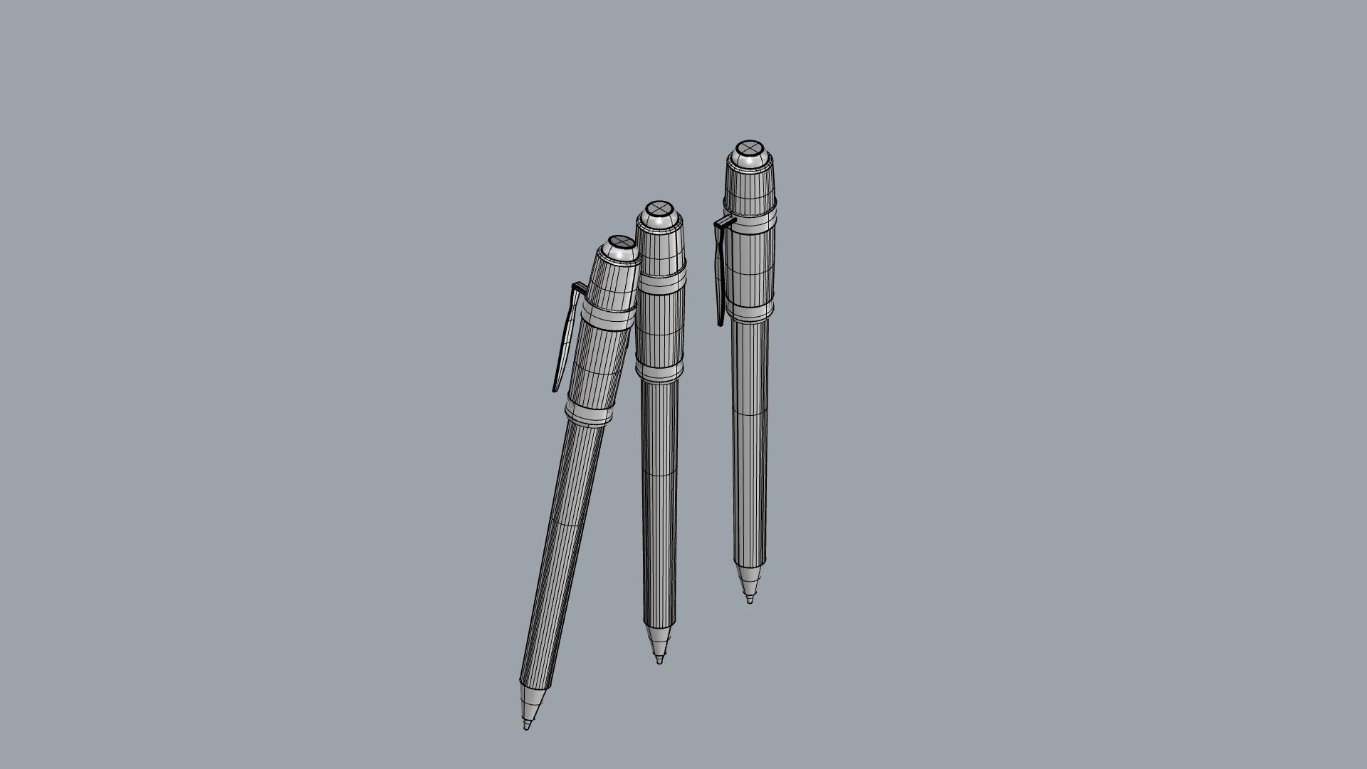 Viking Pen I Pluma Vikinga Low-poly 3D model_20