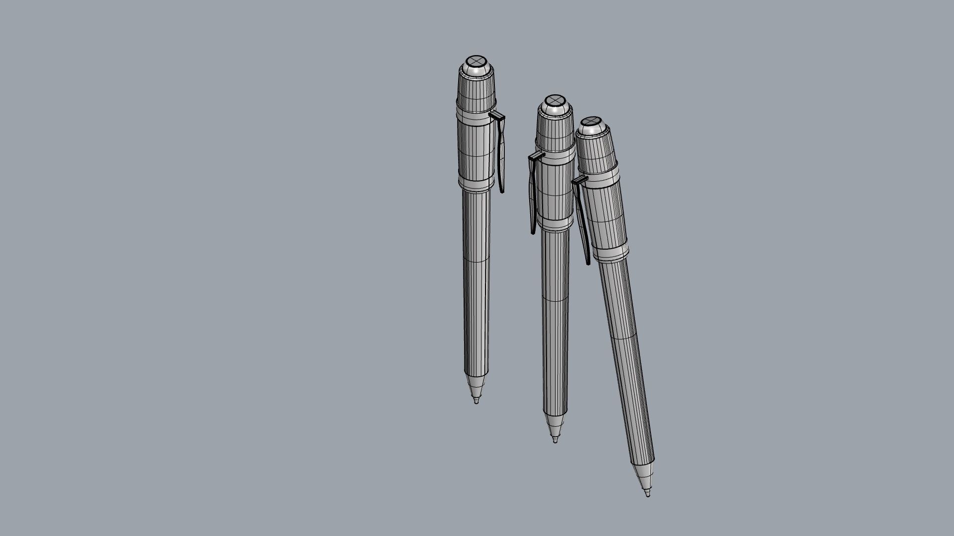 Viking Pen I Pluma Vikinga Low-poly 3D model_21
