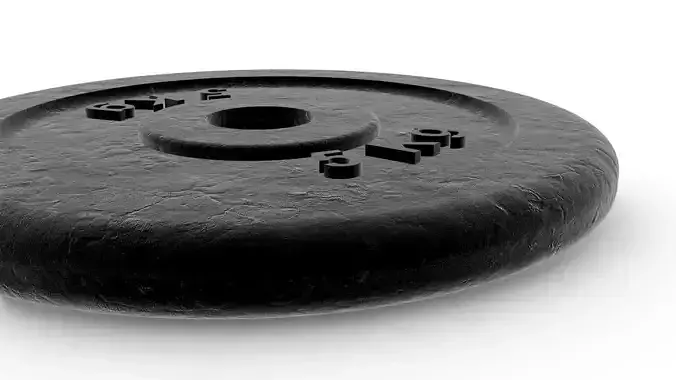 Gym weights I Pesas de gimnasio Low-poly 3D model