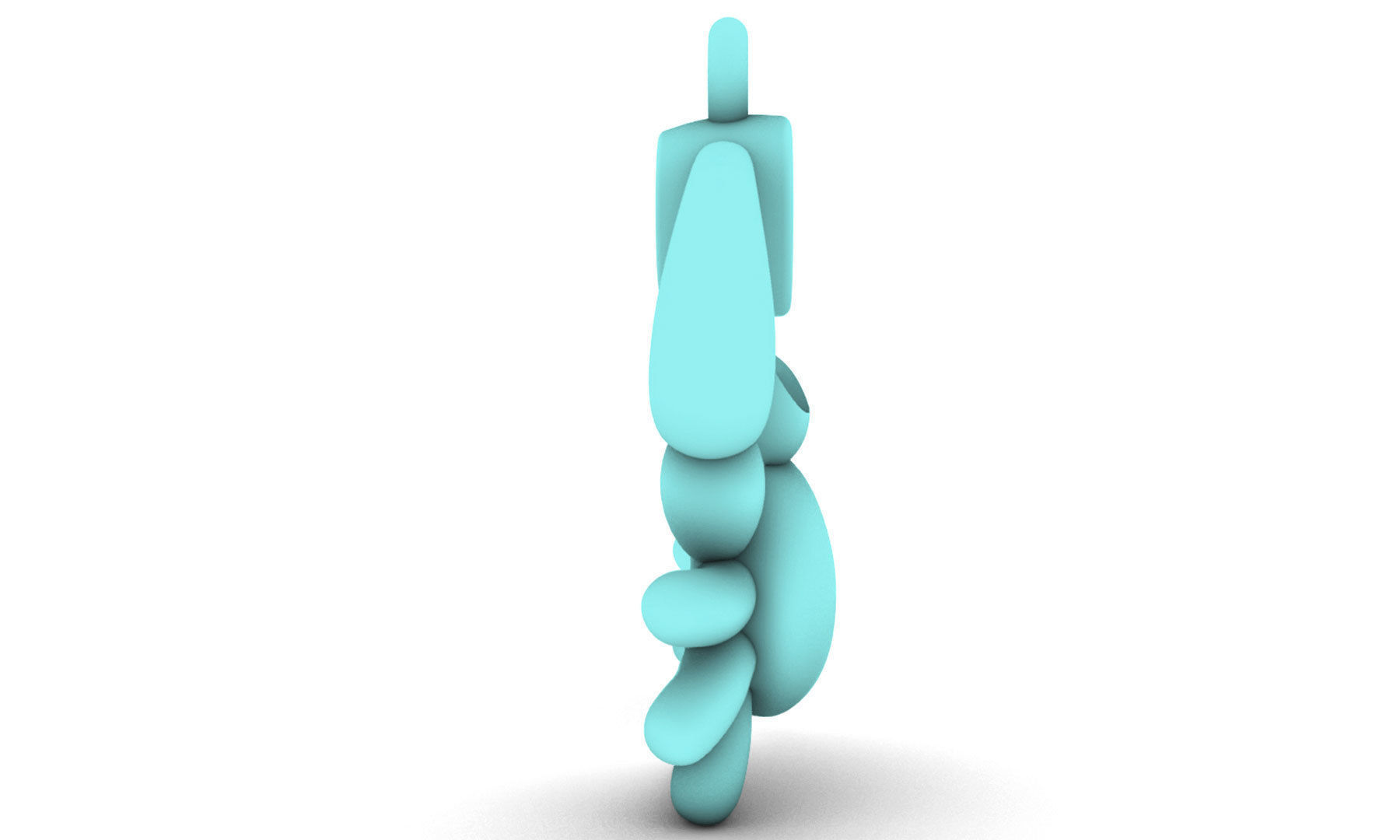 Sealives-Crab with Bezel Set Diamond Charm-Pendant for Bracelet 3D print model_6