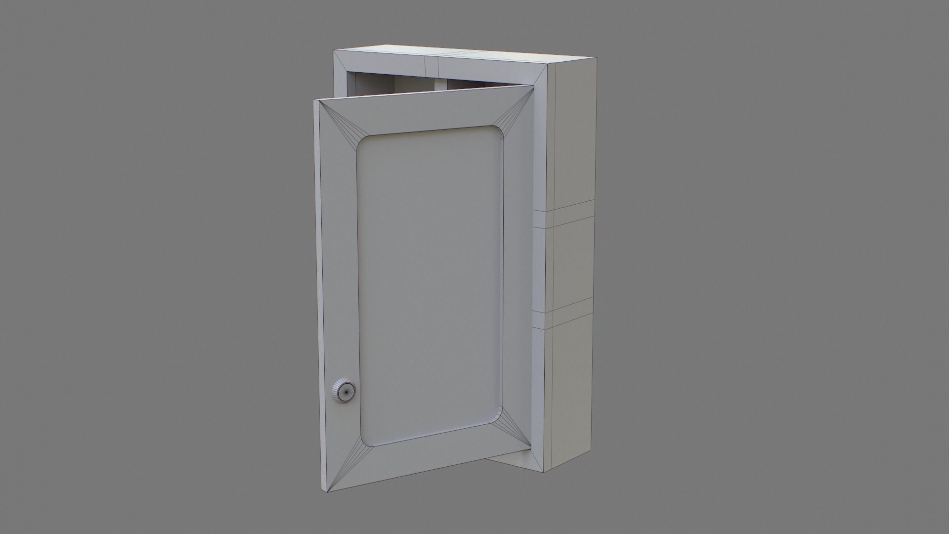 First Aid Box Low-poly 3D model_22