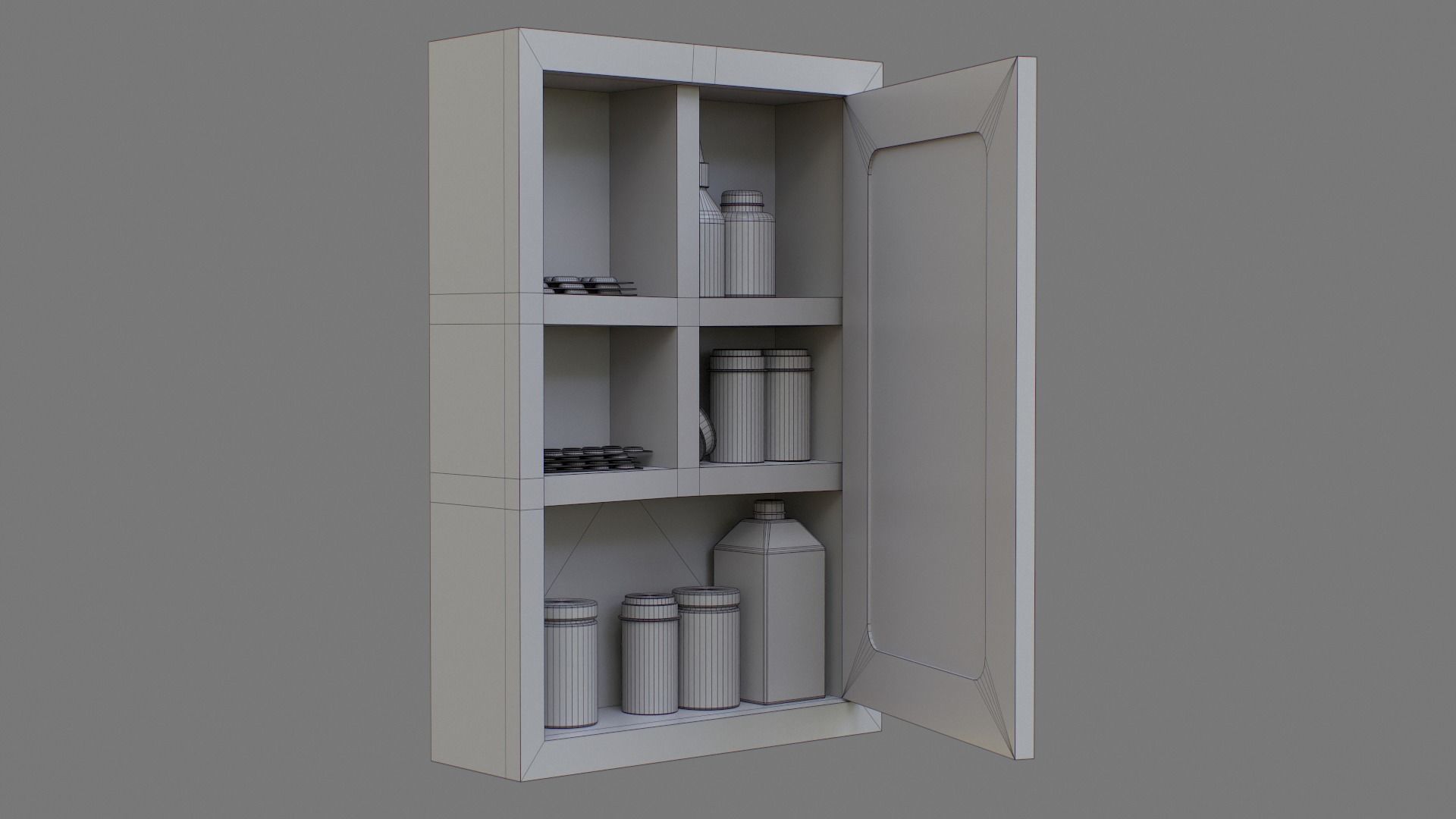 First Aid Box Low-poly 3D model_20