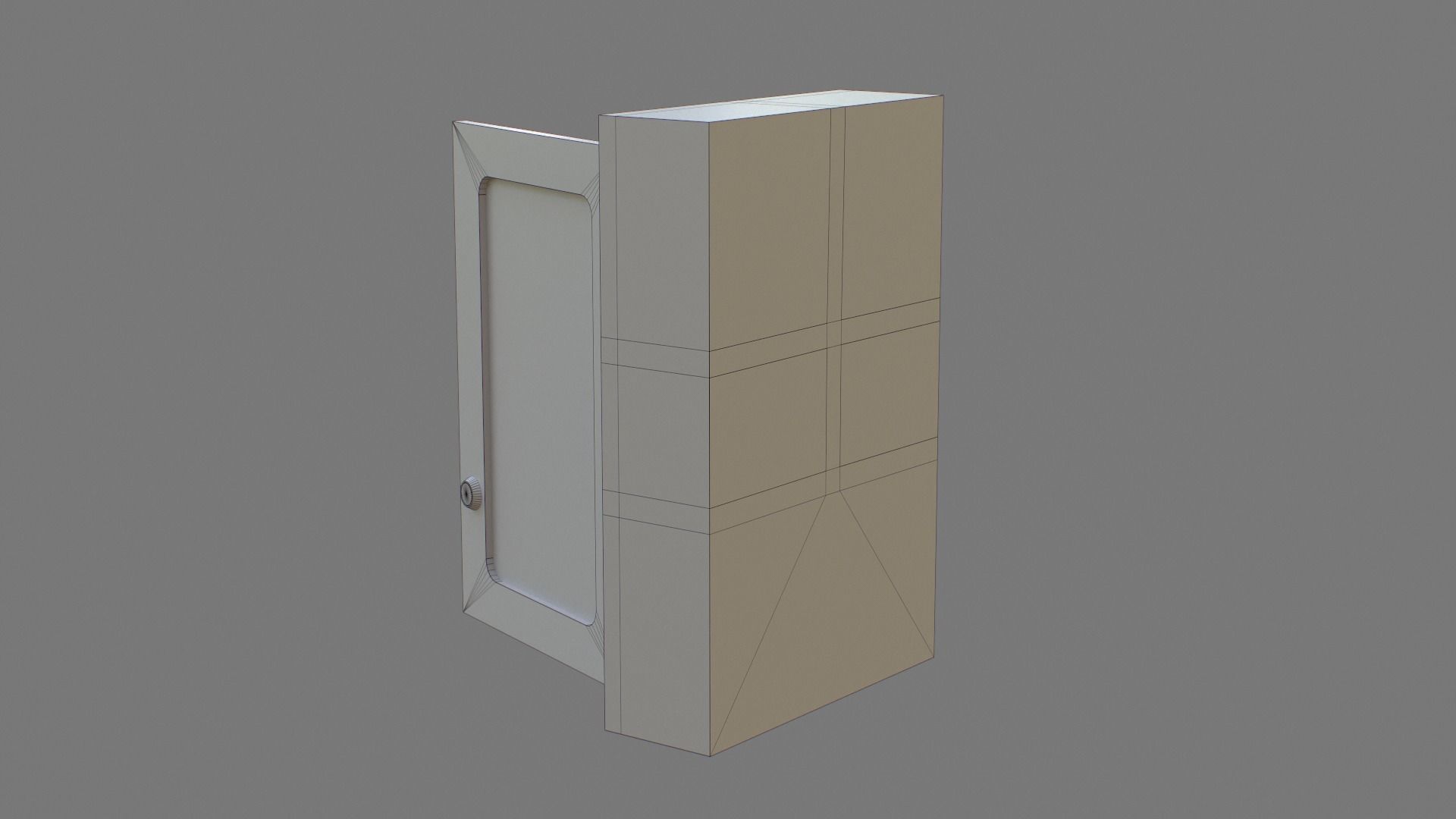 First Aid Box Low-poly 3D model_25