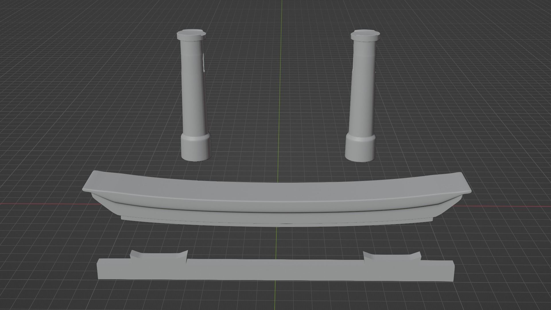 Japanese shrine gate Torii 3D objects   3D print model_3