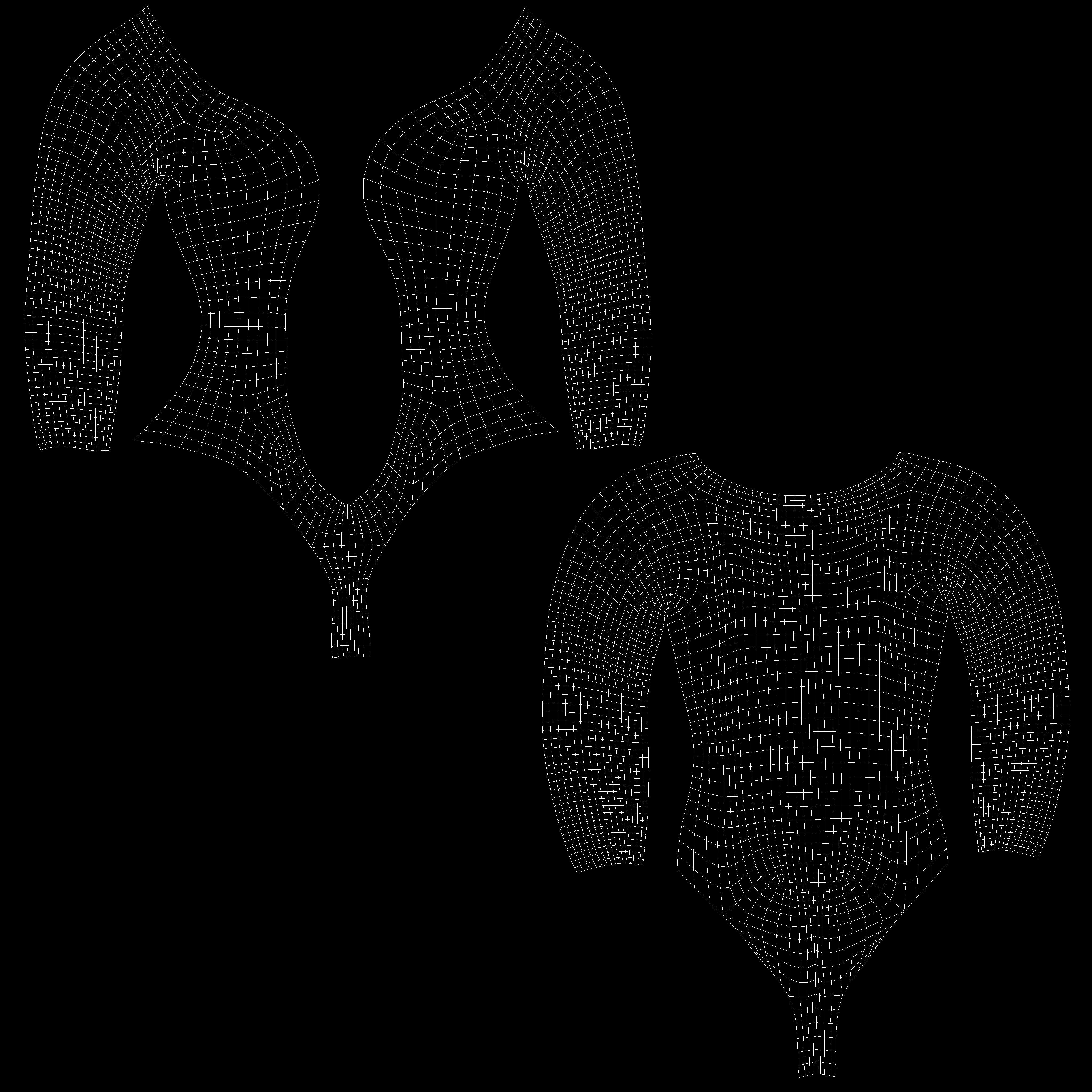 Romance BodySuit Low-poly 3D model_13