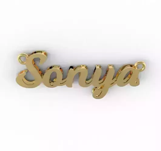 sonya name plate