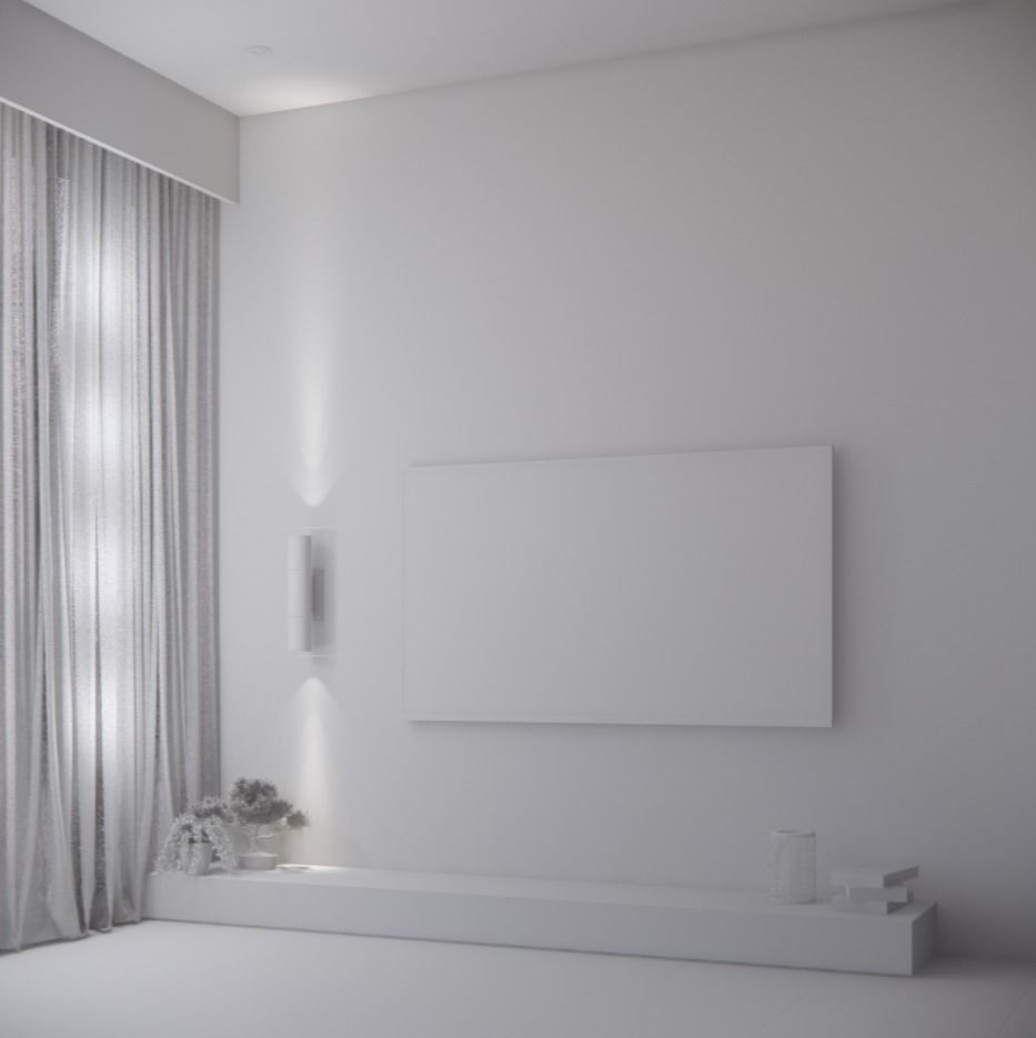 APARTMENT 001     MASTER BEDROOM     3D MODEL AND SCENE 3D model 3D model_7