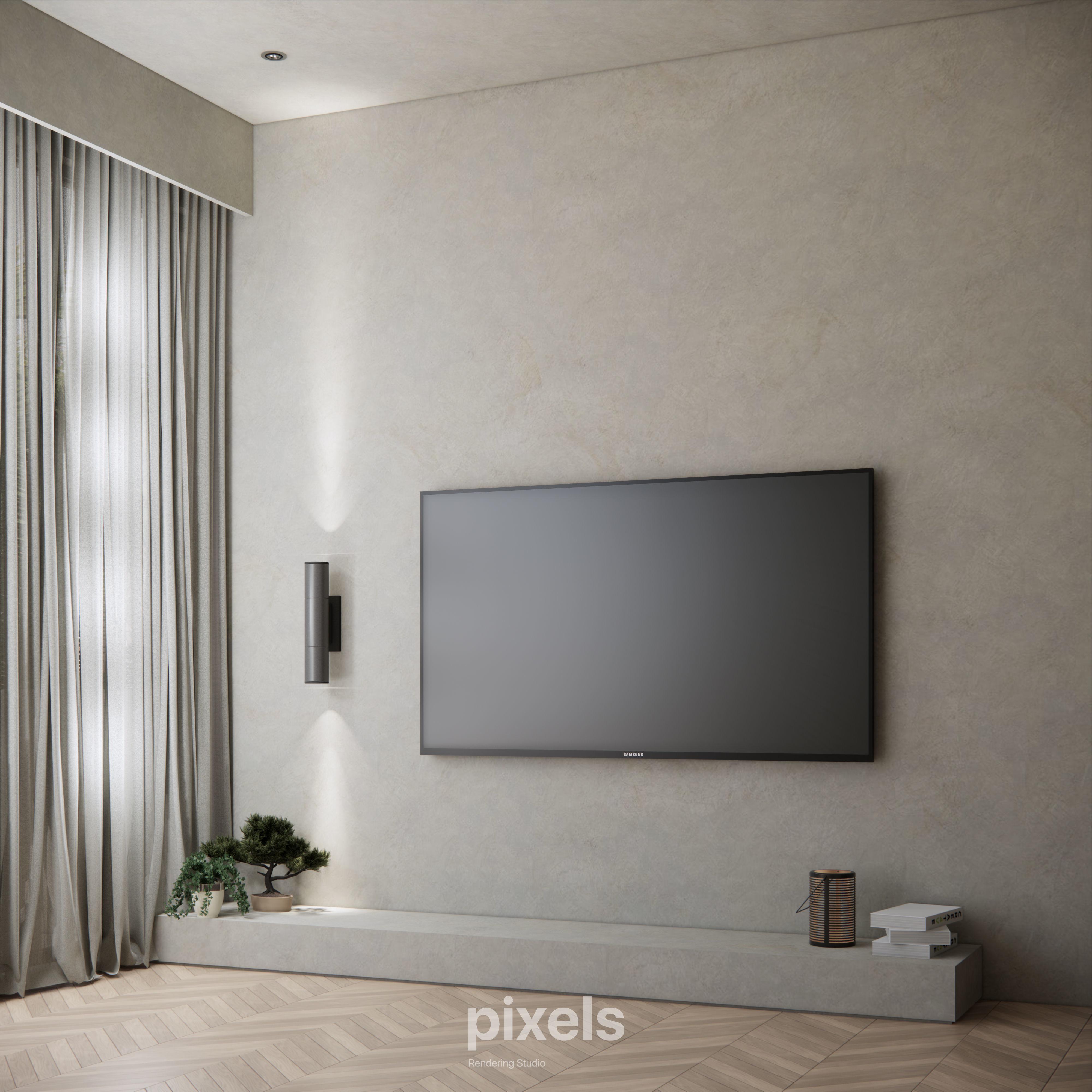 APARTMENT 001     MASTER BEDROOM     3D MODEL AND SCENE 3D model 3D model_3