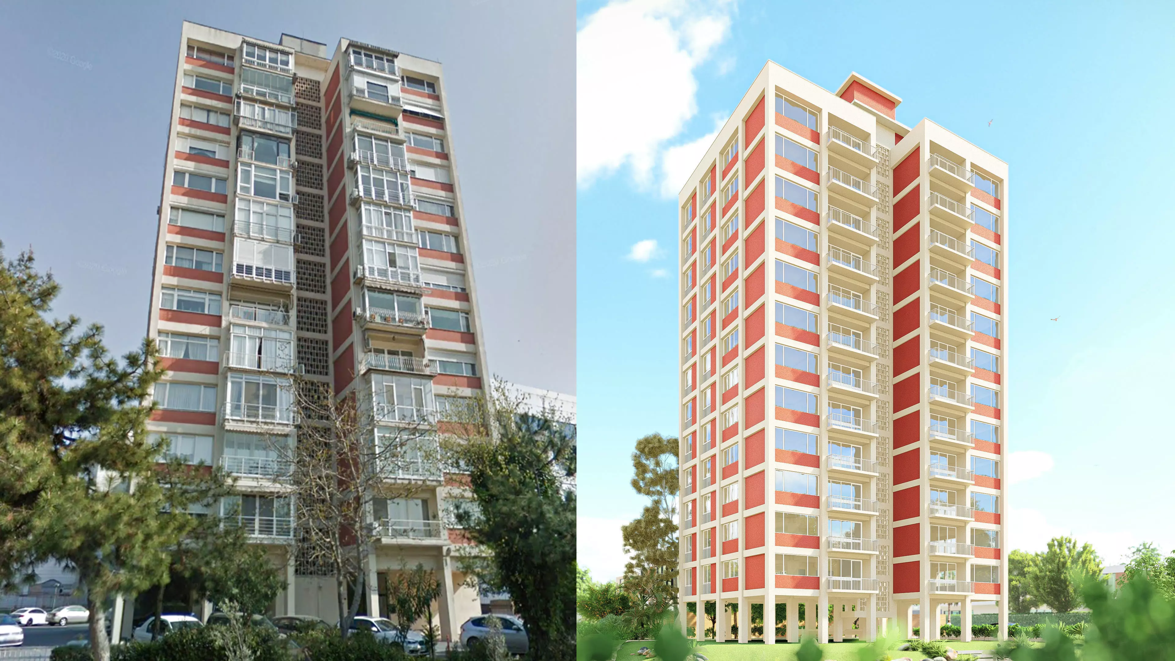 Atakoy Site Part 1 Type A Block of Flats - 3D Model and Plan Low-poly 3D model