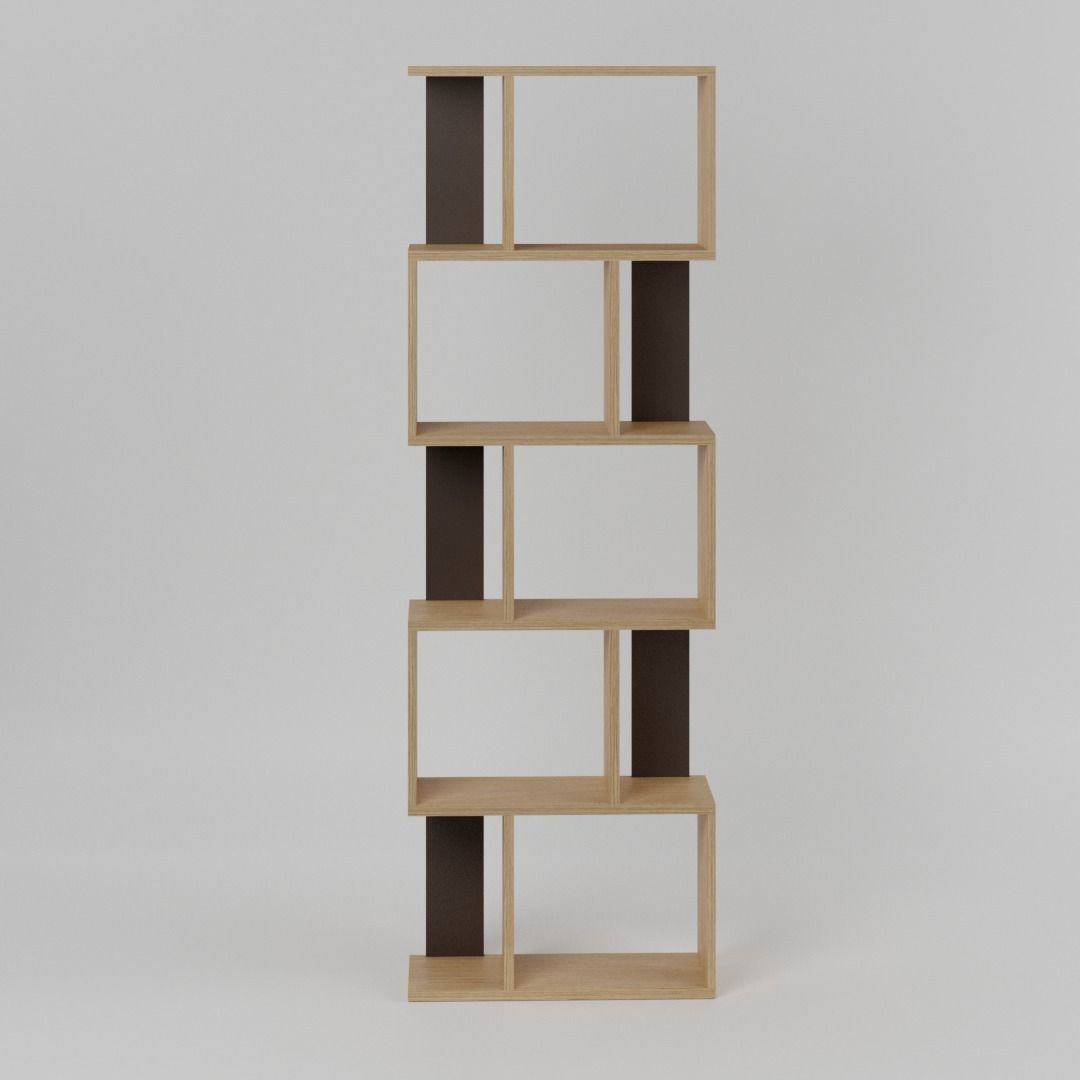 5 SHELF UNIT 3D model_8