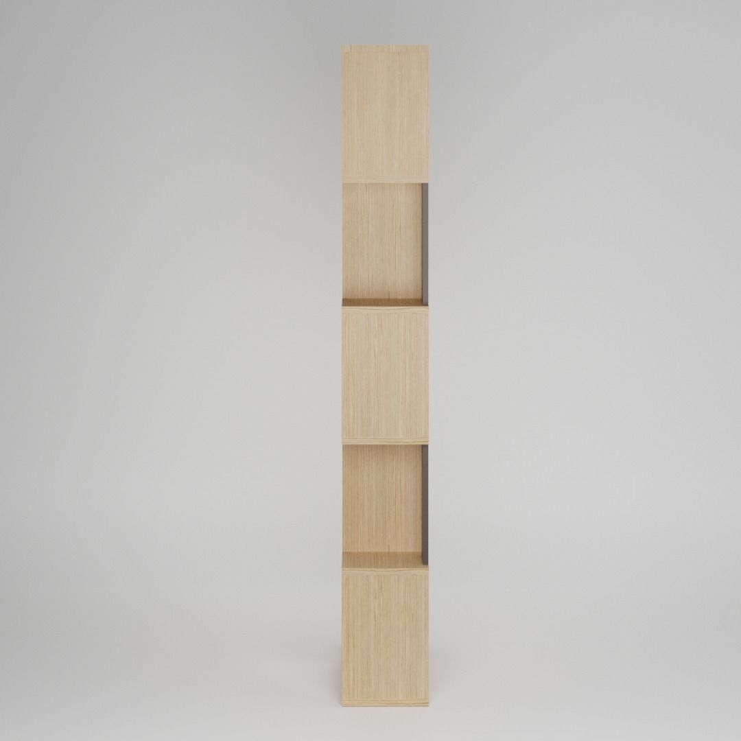 5 SHELF UNIT 3D model_7