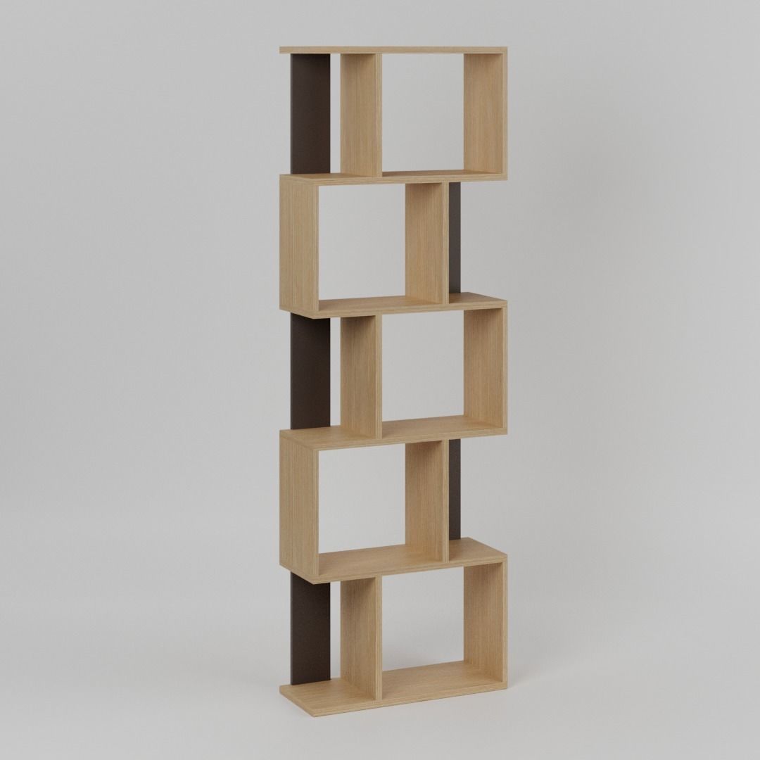 5 SHELF UNIT 3D model_11