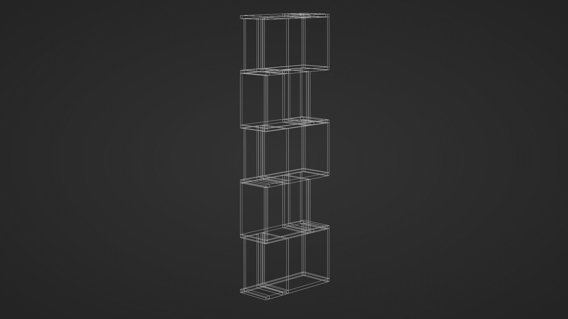 5 SHELF UNIT 3D model_6