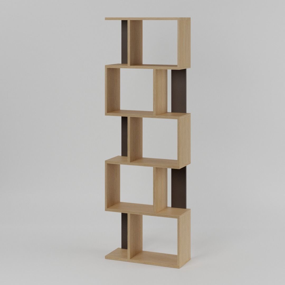 5 SHELF UNIT 3D model_12