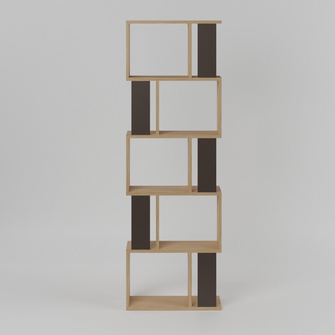 5 SHELF UNIT 3D model_9