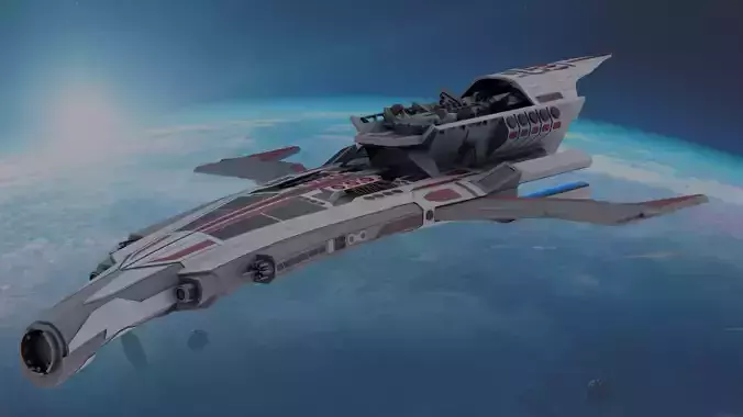 AI Generated Scifi Ship