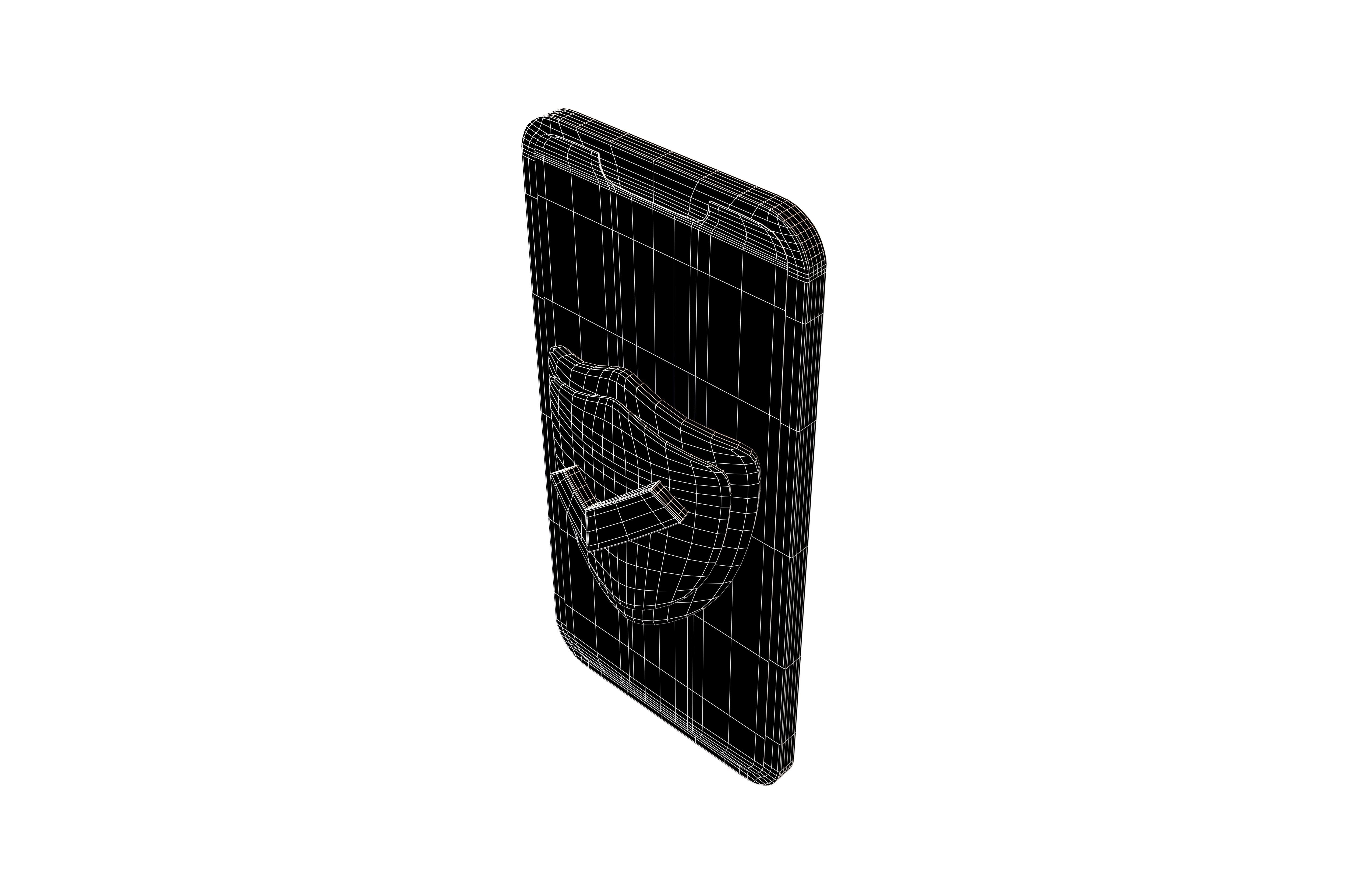 Phone Security Icon v1 001 Low-poly 3D model_14