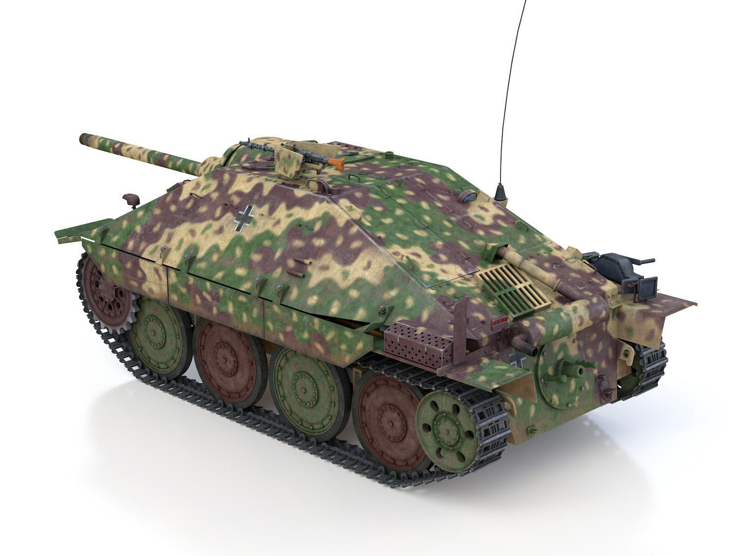 Jagdpanzer 38t Hetzer - 708 Volks-Grenadier Division  3D model_4