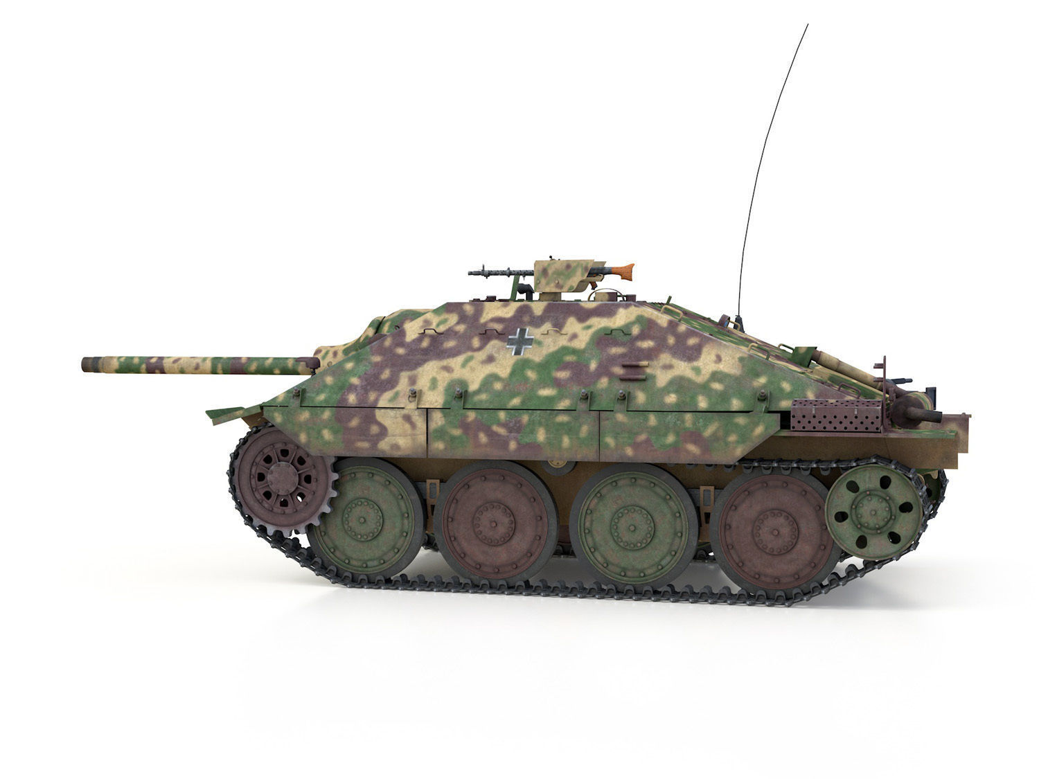 Jagdpanzer 38t Hetzer - 708 Volks-Grenadier Division  3D model_3