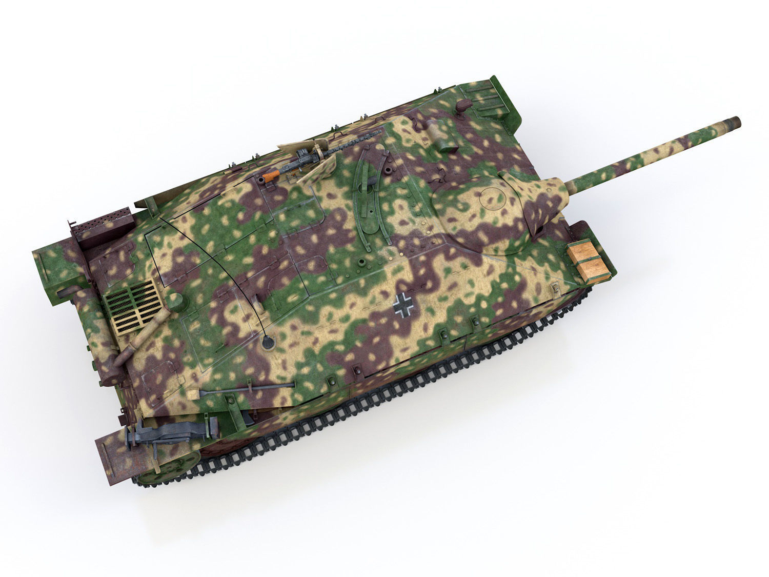 Jagdpanzer 38t Hetzer - 708 Volks-Grenadier Division  3D model_10