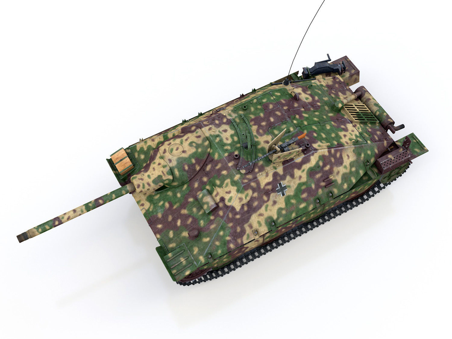 Jagdpanzer 38t Hetzer - 708 Volks-Grenadier Division  3D model_9