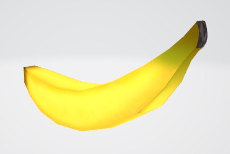 Banana 3D model_1