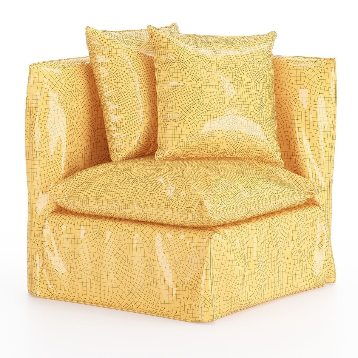 Gervasoni GHOST 07 Low-poly 3D model_2