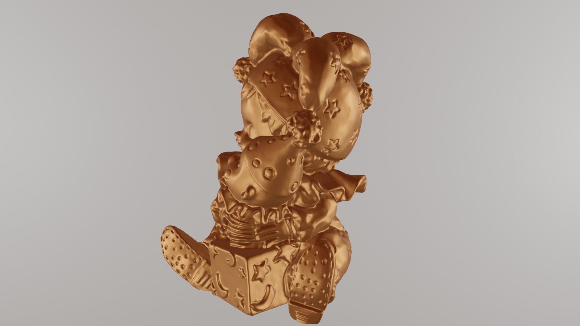 Carte joker 2 3D print model_2