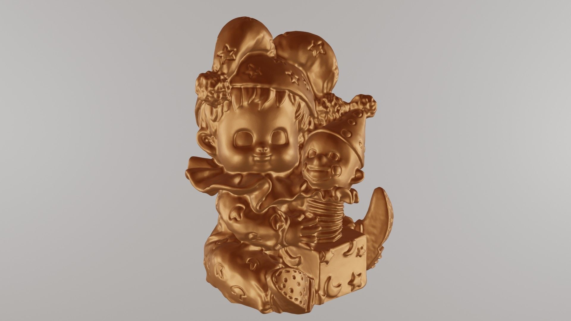 Carte joker 2 3D print model_6