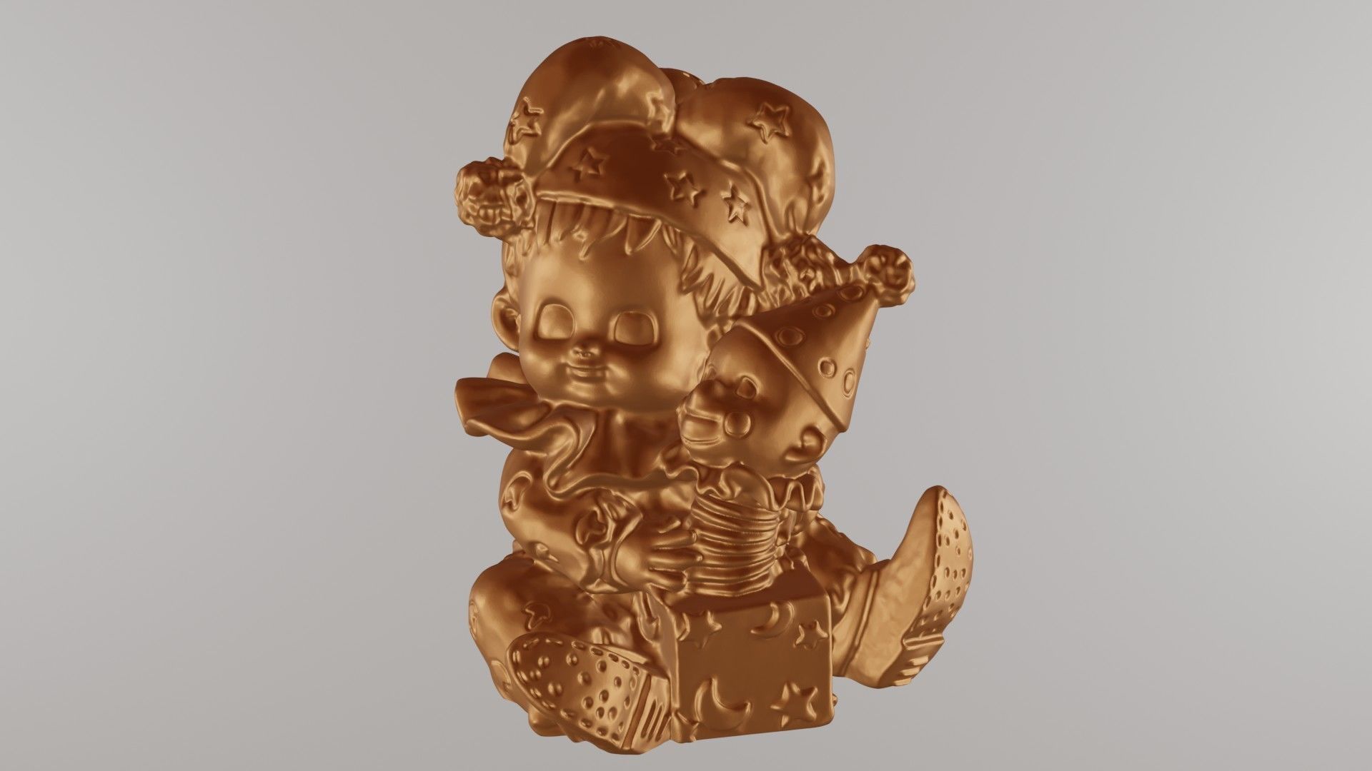 Carte joker 2 3D print model_1