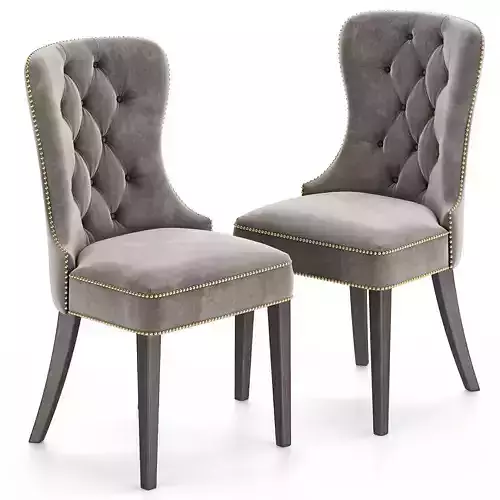 Monet Tufted Velvet Dining Chair - Abbyson