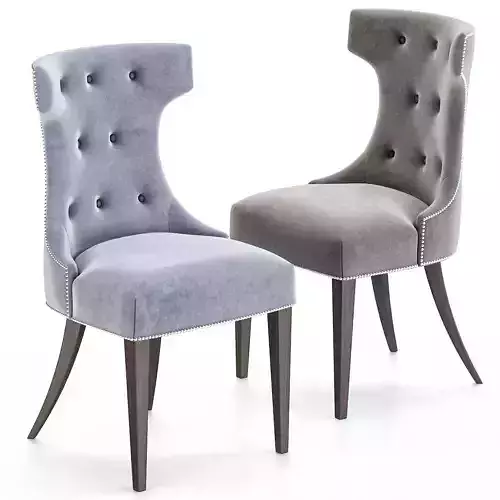 SB-KA-GUINEA two chairs with tufted backs and legs