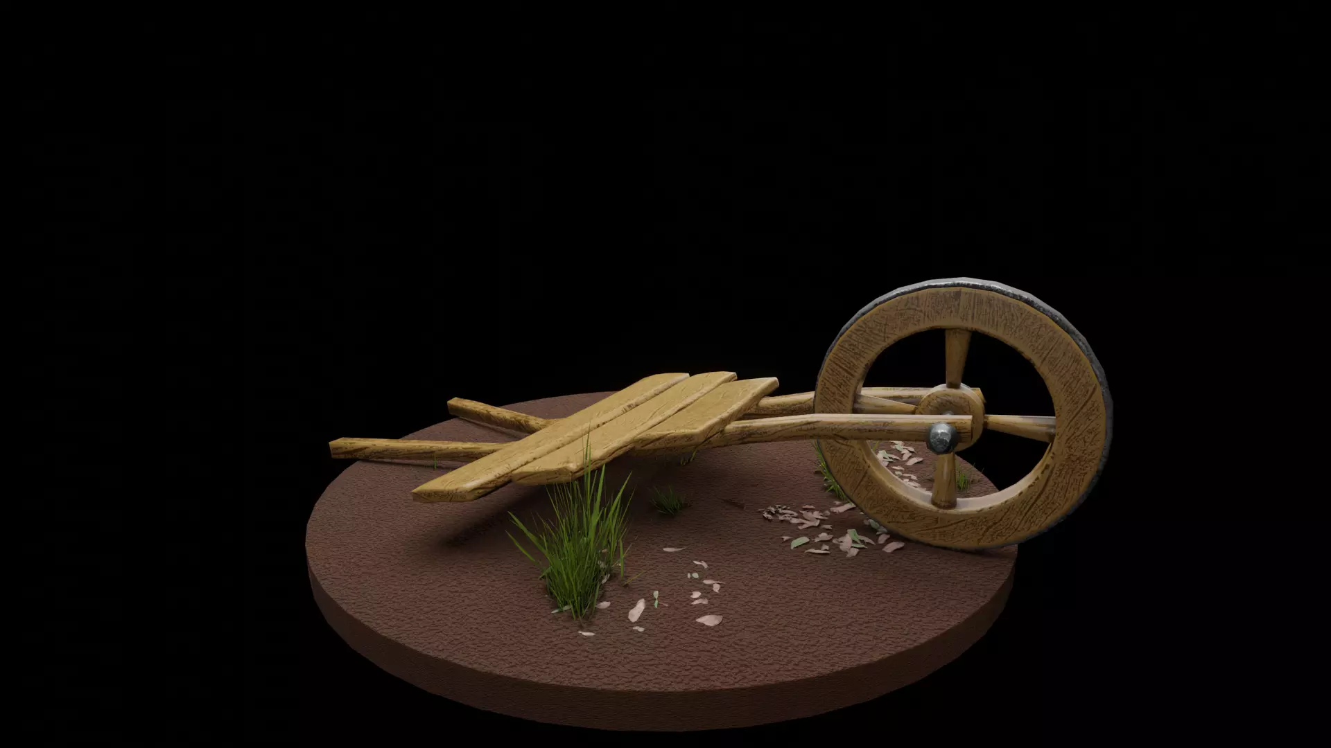 Medieval Cart 3D Model  3D model_0