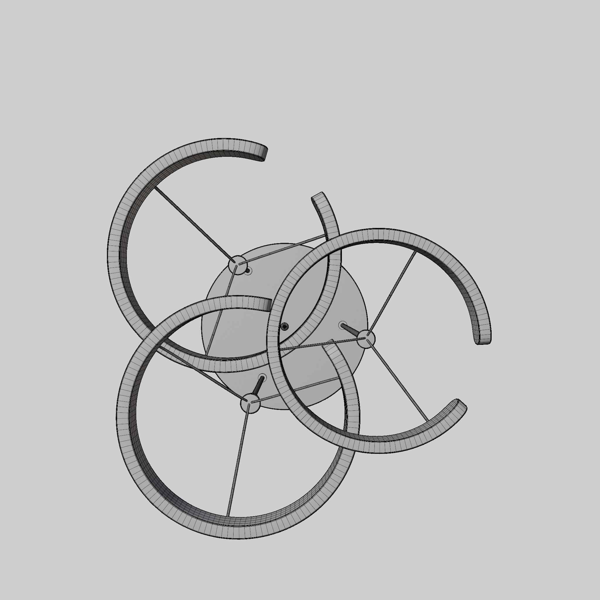 Chandelier 03 3D model_5