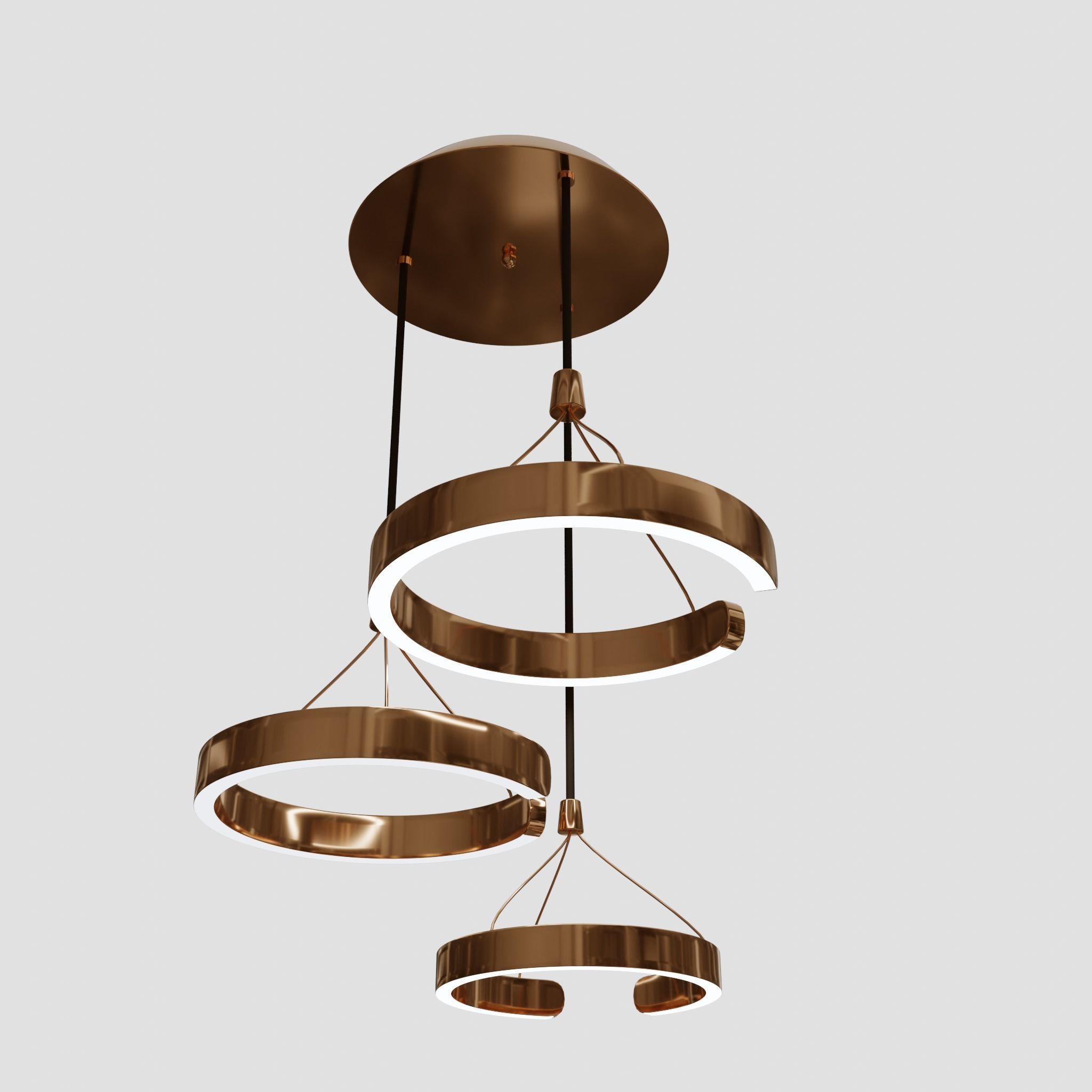 Chandelier 03 3D model_6