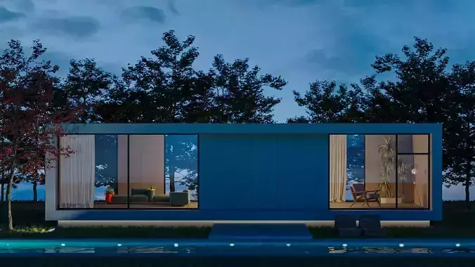 Minimal Exterior Villa 