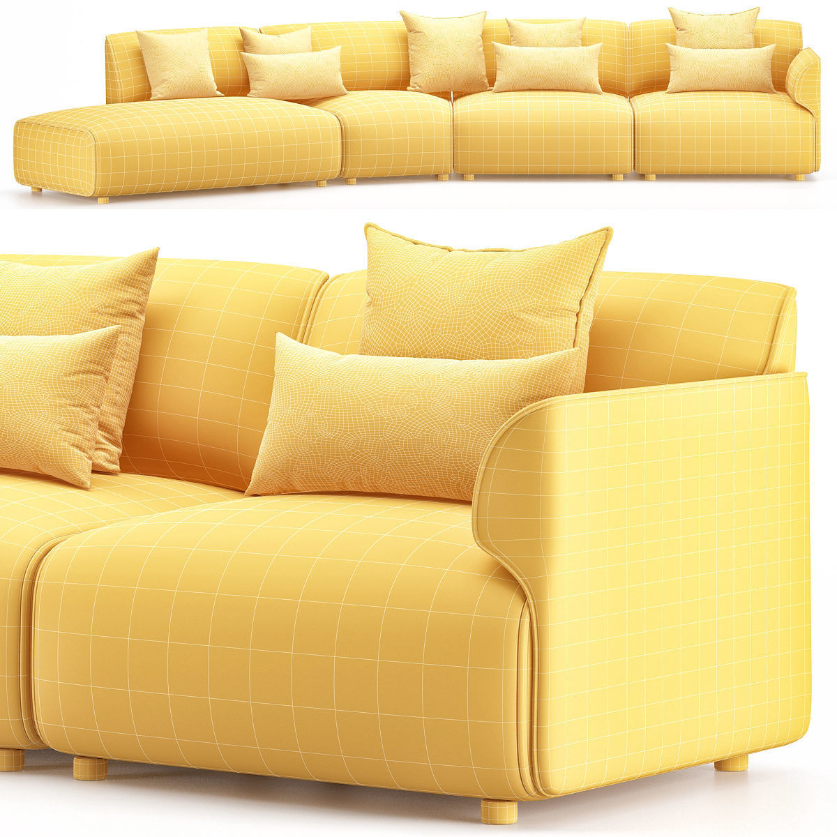 Curve Kuka Home Low-poly 3D model_1