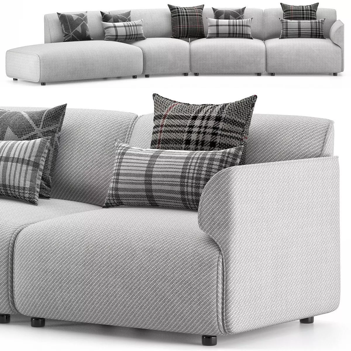 Curve Kuka Home Low-poly 3D model_0