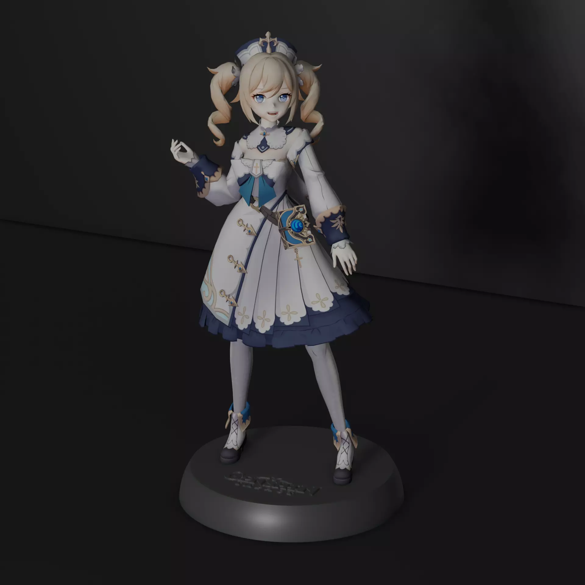 Barbara - Genshin Impact 3D print model_0